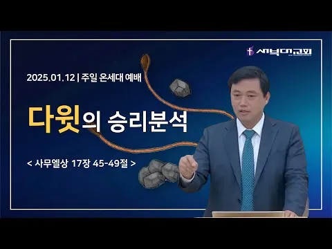 다윗의 승리분석