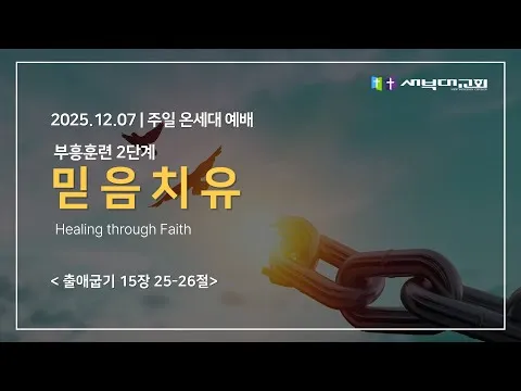 부흥훈련 2단계 _ 믿음치유