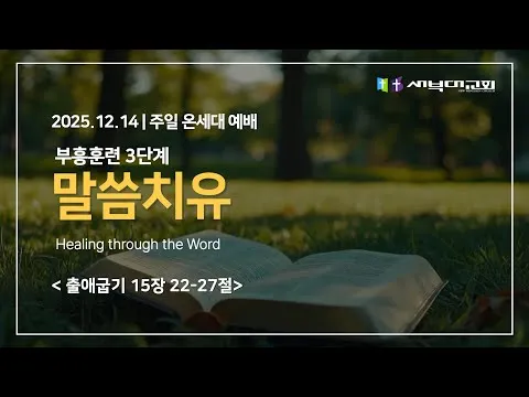 부흥훈련 3단계 _ 말씀치유